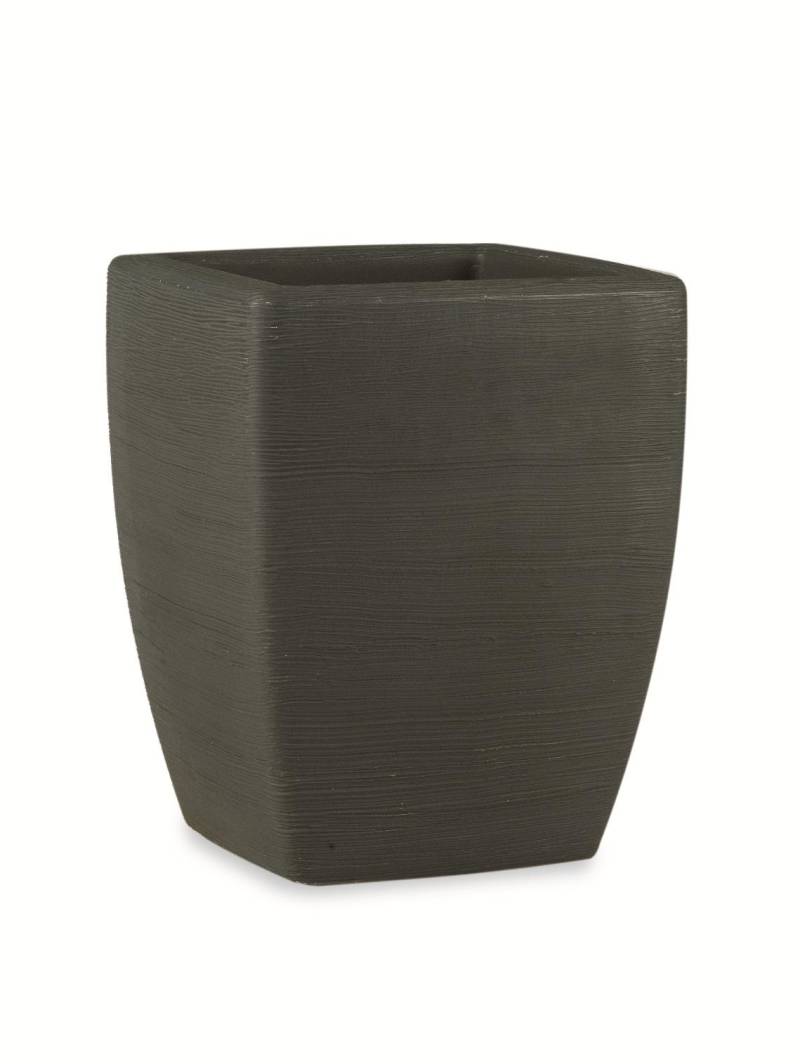 157 - Vaso quadrato in resina Fiordaliso 55 cm.