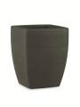 157 - Vaso quadrato in resina Fiordaliso 55 cm.