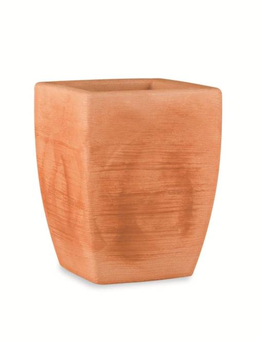 2 - Vaso quadrato in resina Fiordaliso 70 cm.