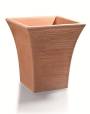 2 - Vaso quadrato in resina Gardenia 50 cm.
