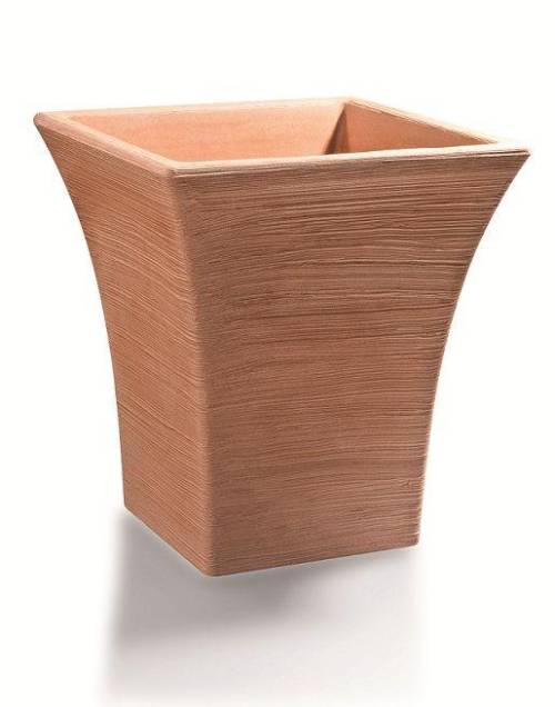 2 - Vaso quadrato in resina Gardenia 50 cm.