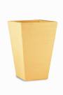 153 - Vaso quadrato in resina Giglio 80 cm.