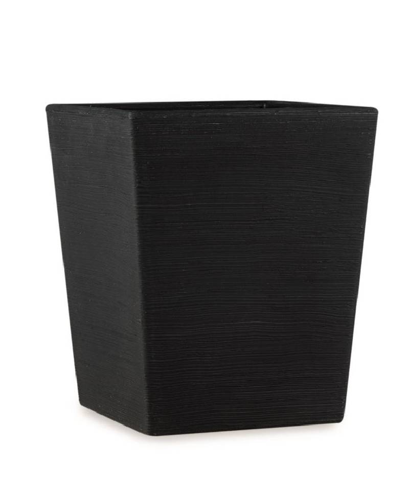 153 - Vaso quadrato in resina Rosa 70 cm.