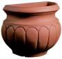 153 - Vaso Resina a Parete Baccellato cm. 49