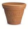 157 - Vaso Resina Conico Festonato cm. 45