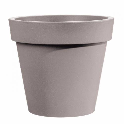 2 - Vaso rotondo in resina Easy 45 cm.