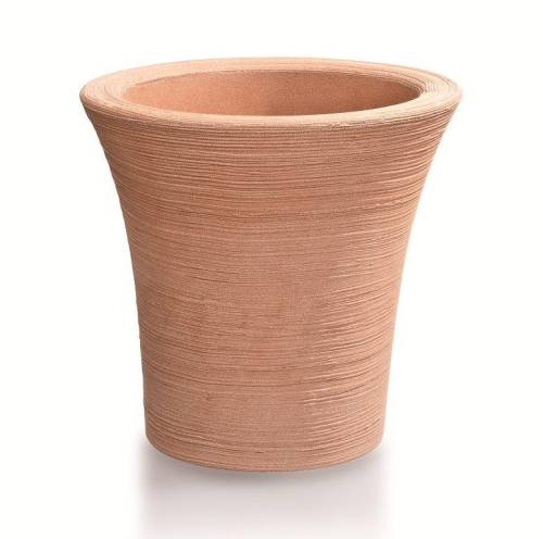 2 - Vaso tondo in resina Mimosa 30 cm.
