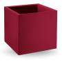 153 - Vaso cubo in resina Cosmos 40 cm.