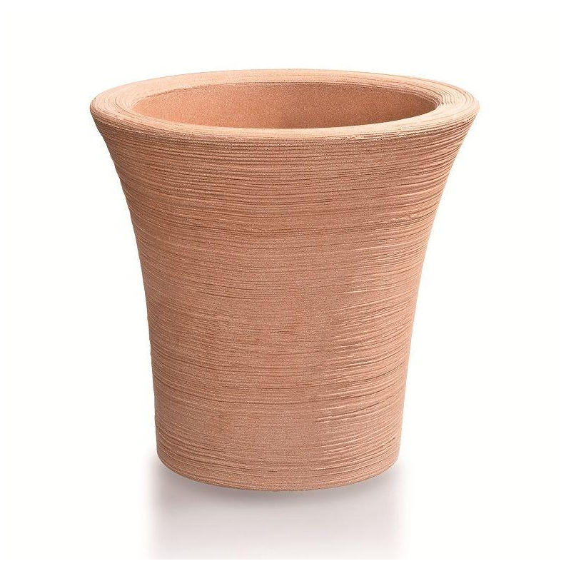 Runde Vase aus Mimosenharz 50 cm.
