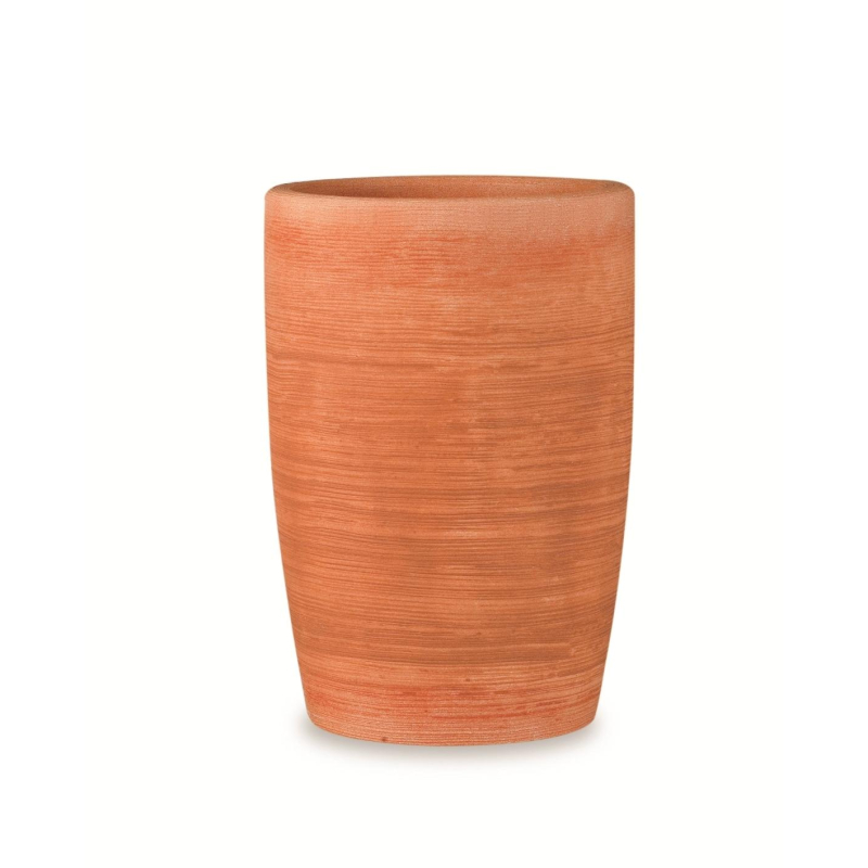 Round vase in resin \"Orchidea\" 60 cm.