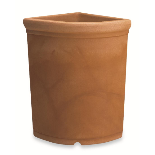 Smooth Angular Resin Vase cm. 33