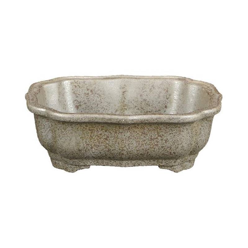 2 - Vaso bonsai in gres a nuvola 16 cm.