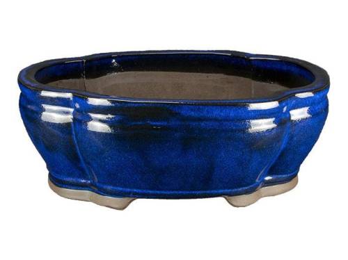 2 - Vaso bonsai smaltato a nuvola 34 cm