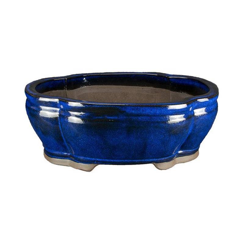2 - Vaso bonsai smaltato a nuvola 34 cm