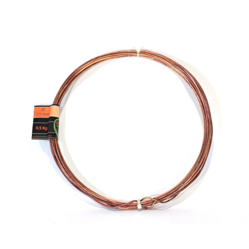 Copper wire for bonsai mm. 2,5 - skein 500 gr.