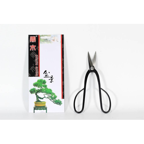 Bonsai scissors for twigs with curved handle mm. 200