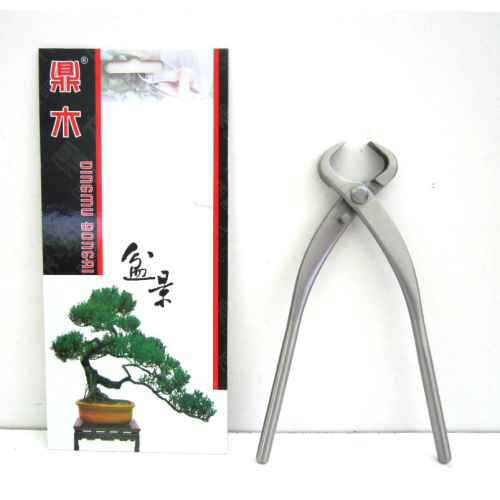 Bonsai root cutter in brushed steel mm. 200