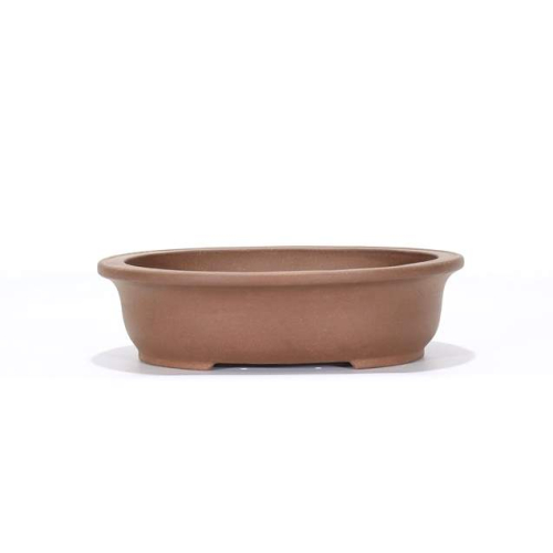 Bonsai pot in oval stoneware cm. 33