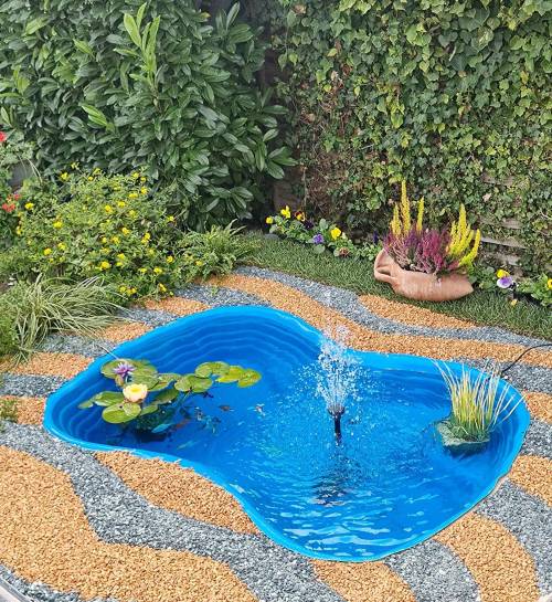 2 - Laghetto Bolsena AZZURRO cm. 178x130 - profondità 45 cm. - capacità 610 lt.