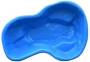 4 - Laghetto Bracciano AZZURRO cm. 136x100 - profondità 34 cm. - capacità 220 lt.