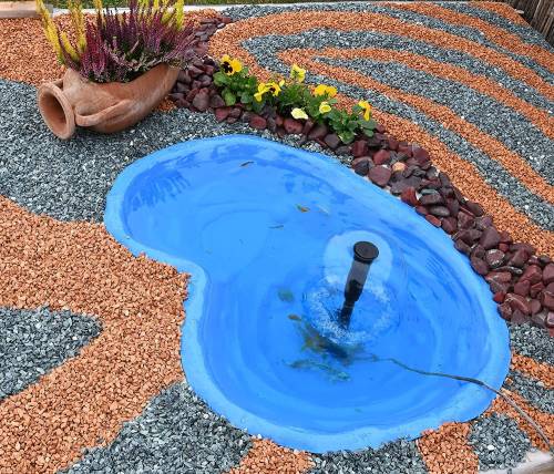 2 - Laghetto Caldonazzo AZZURRO cm. 110x78 - profondità 28 cm. - capacità 120 lt.