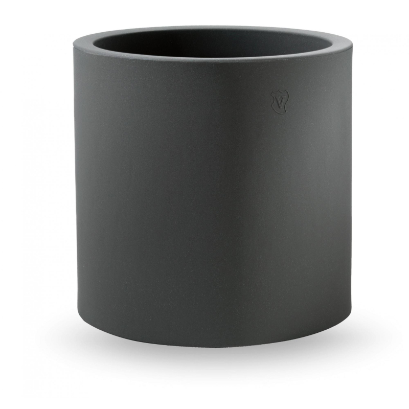 Vase cylindre en résine \"Cosmos\" 35 cm.