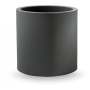 Cylinder vase in resin \"Cosmos\" 35 cm.