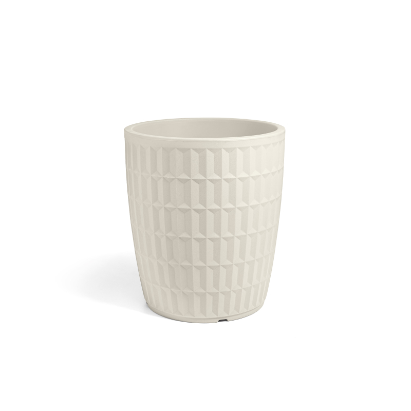 Round resin vase \"Tyle\" 50 cm.