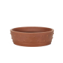Round studded stoneware bonsai pot cm. 49