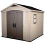 2 - Casetta in resina Factor 8x8 colore beige