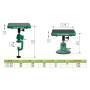 3 - Tavolo professionale da lavoro con morsetto per Bonsai Shohin Green-T