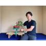9 - Tavolo professionale da lavoro con morsetto per Bonsai Shohin Green-T