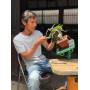 10 - Tavolo professionale da lavoro con morsetto per Bonsai Shohin Green-T