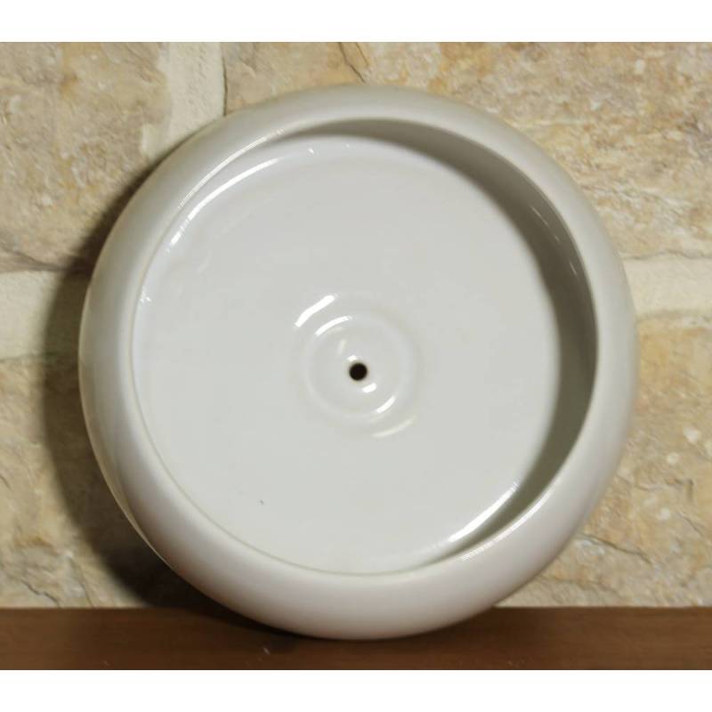 Vaso da fiori con riserva d'acqua bianco rettangolare 78 x 22 cm