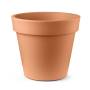 6 - Vaso rotondo in resina "Easy" 35 cm.