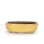 314 - Vaso bonsai smaltato ovale cm. 20