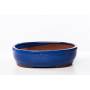 2 - Vaso bonsai smaltato ovale cm. 25