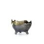 4 - Vaso Raku coppa cm. 12,5 artigianale