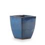 1 - Vaso bonsai smaltato quadrato cm. 16