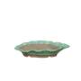 1 - Piatto smaltato per bonsai ovale cm 27