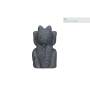 4 - Statua Maneki-neko in ceramica – Gatto portafortuna - altezza 21 cm.